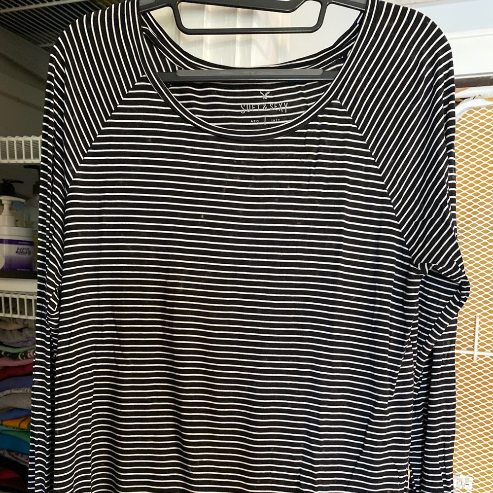 Soft and Sexy Striped Long Sleeve